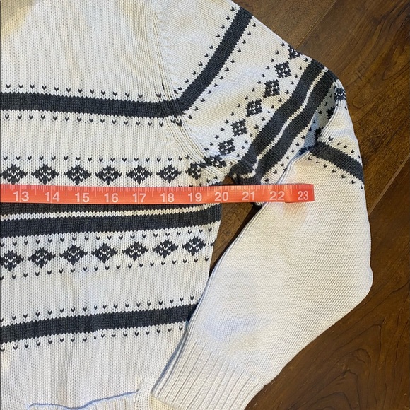 Alfred Sung Pure - Norwegian-style zip-up sweater size XL (fits like L) - Picture 2 of 4